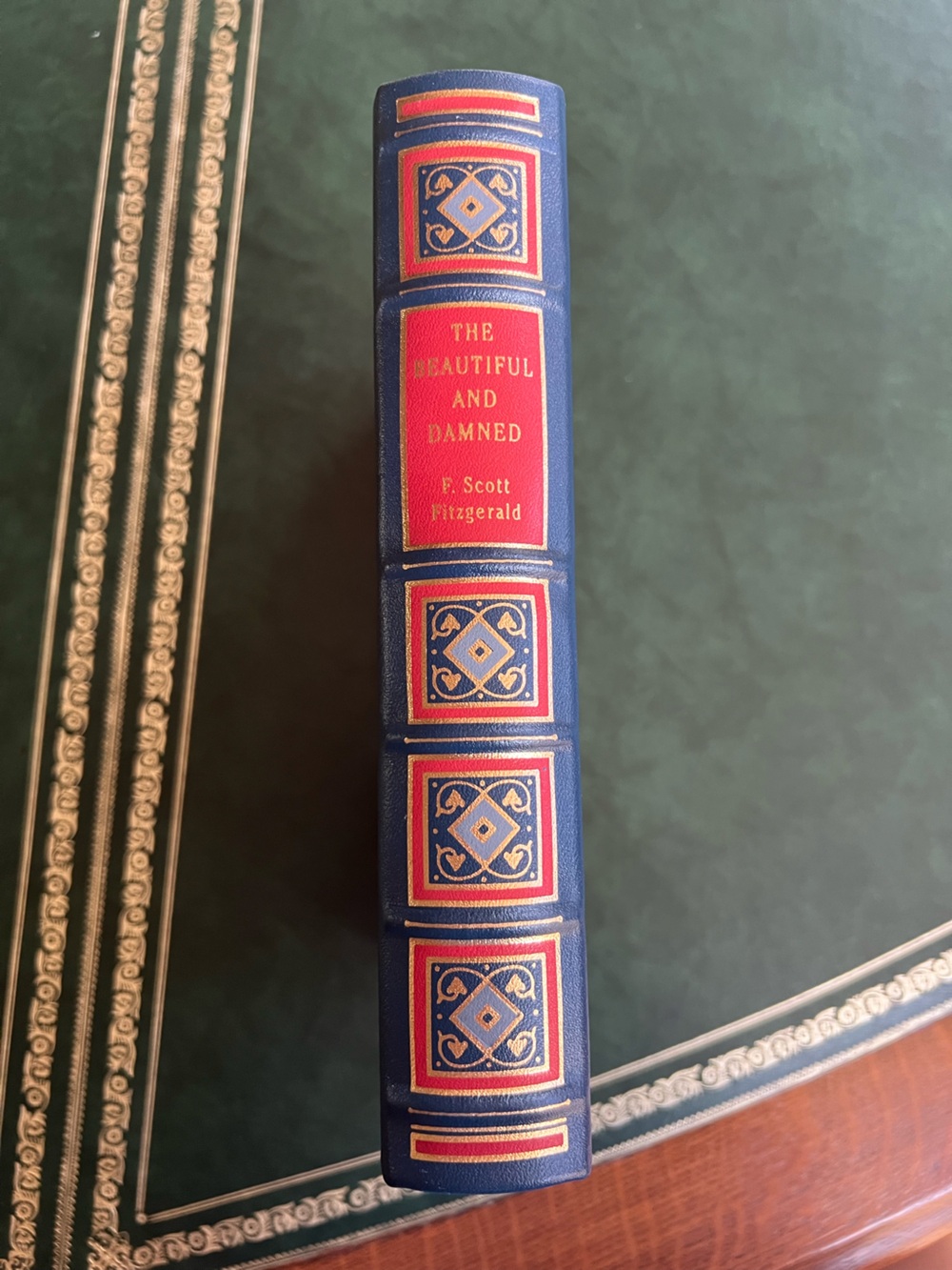 NWOT Collectible Leather Book The Beautiful and Damned by F. Scott Fitzgerald